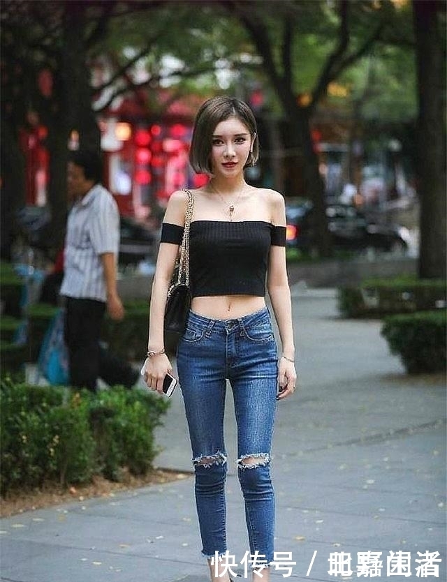 毛衣|紧身的牛仔裤, 提升你的气质, 展现漂亮的你
