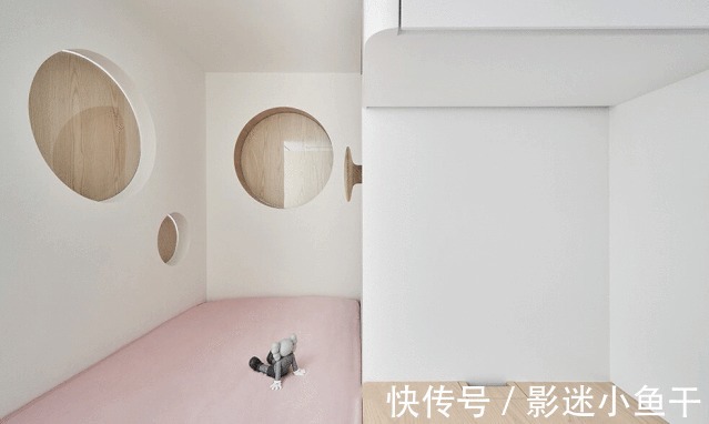 玄关|56㎡小宅，两房变三房，半平米不浪费，一家四口人住太舒服了！