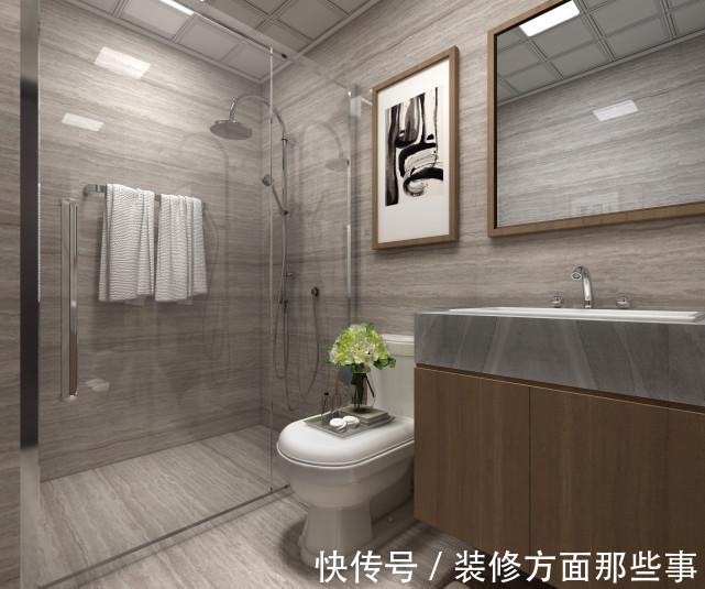 卫生间|164平现代风三居室,浪漫主义气息和兼容并蓄的文化品位