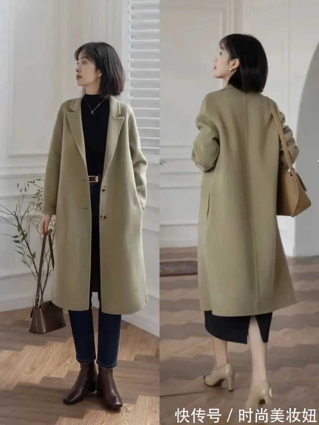 通身 小个子大衣要穿得优雅大气,这3个搭配技巧,轻松打造高级感