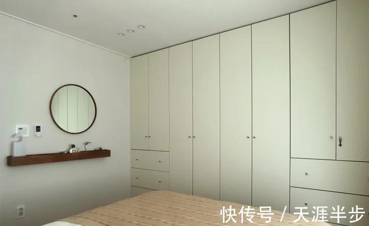 空间|套内74㎡的样板间,买来做一家三口的新房!双L型的柜体,超可爱