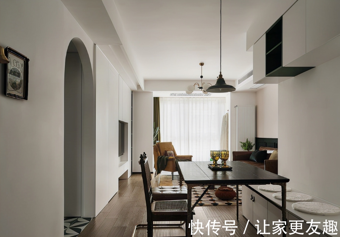 魔都|魔都85m2旧房翻新,老破小房大变优雅复古风,这样装修不花冤枉钱