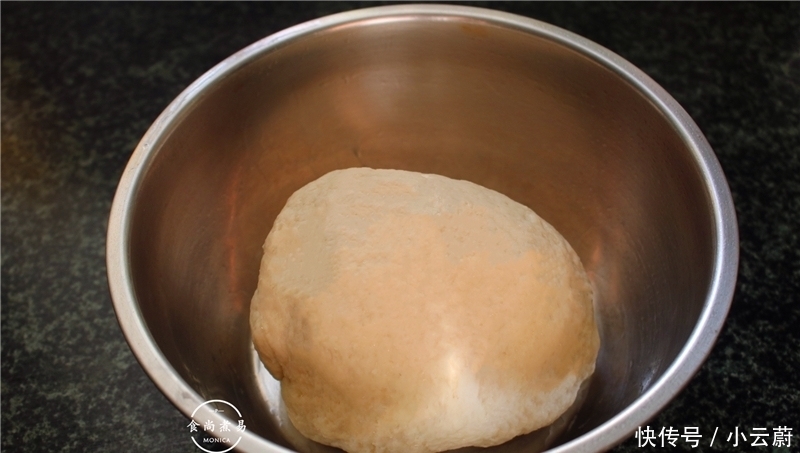 面包|发面饼新做法,低糖又简单,暄软蓬松有嚼劲,比面包还好吃
