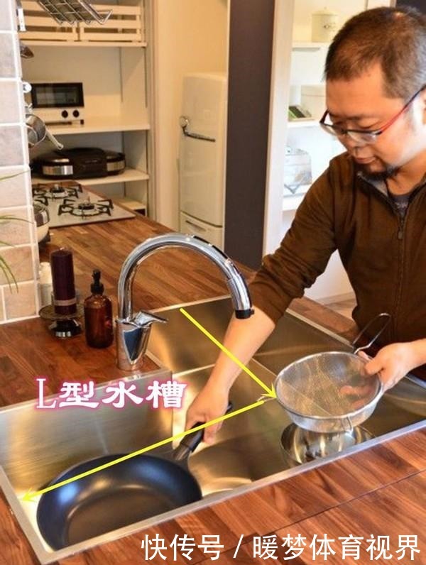 洗碗机|早知道我也在厨房装个L型水槽了,洗切炒实用性倍增,越用越顺心