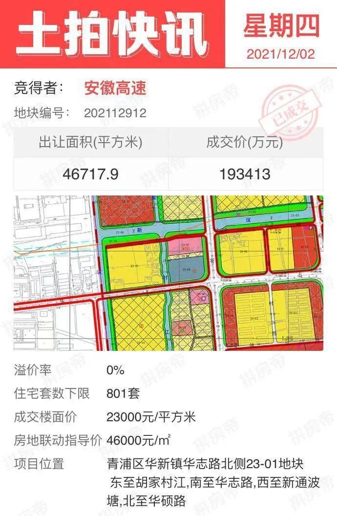 新盘|联动价46000元/㎡,青浦华新10栋高层房源待入市