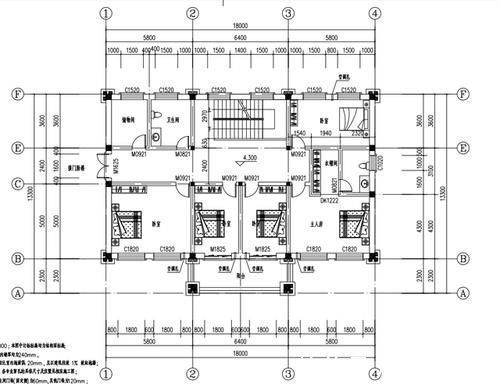 主卧|五开间二层自建房布局图，看了谁还在城里买房啊