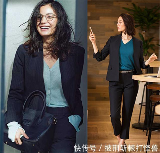 秋季第一件V领毛衣，不仅慵懒性感，而且时髦又显脸小