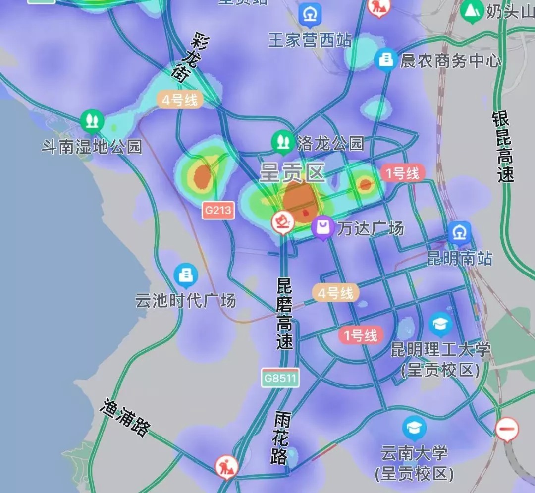 板块|大数据!昆明五区最红热力图曝光,暗藏房价逻辑!