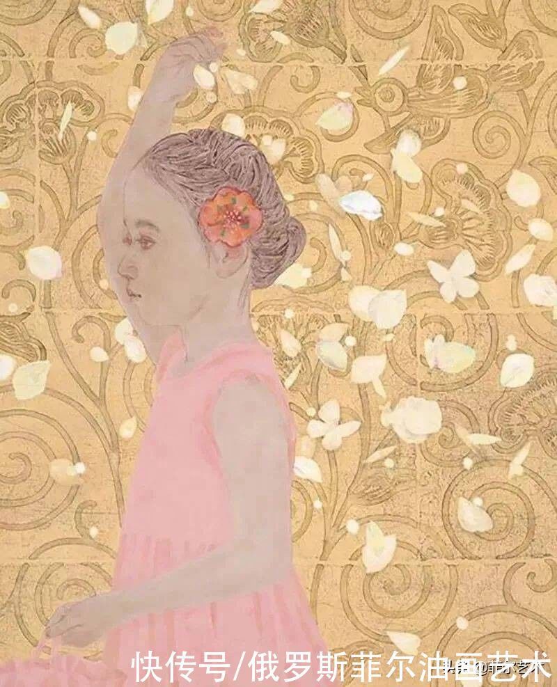 敦煌莫高窟|日本最优秀的青年女岩彩画家,她的作品太美了