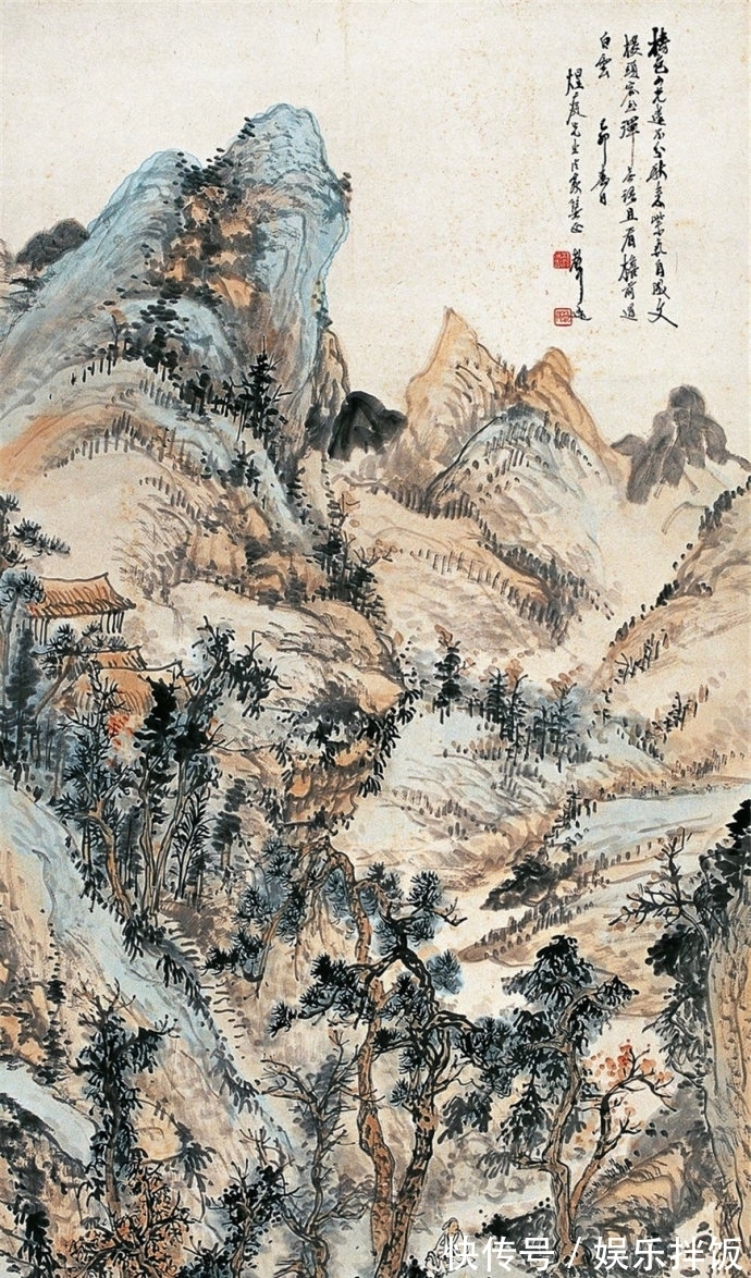 画派|多种风格并存，还能浑然一体，汪声远山水画欣赏