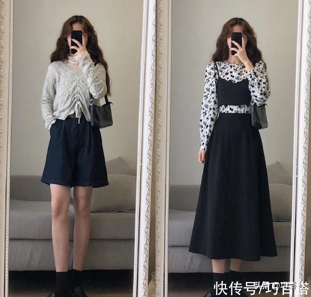 初夏选择深色穿搭是“真香”，存在感强，遮肉增高能力也是一绝