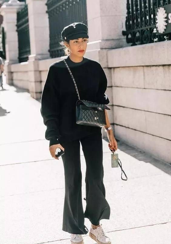 阔腿裤 卫衣怎么穿出“优雅轻熟风”?学习这些穿搭技巧,美到无法抗拒