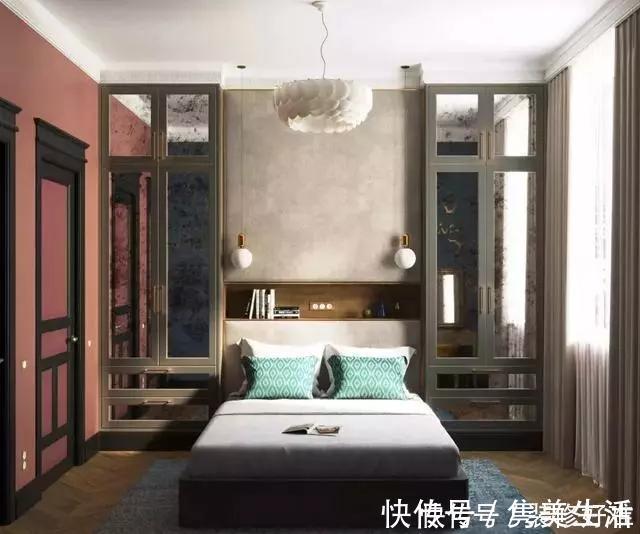 床尾|现在床头墙流行这样设计,连床头柜不用买了,实用不止一点点