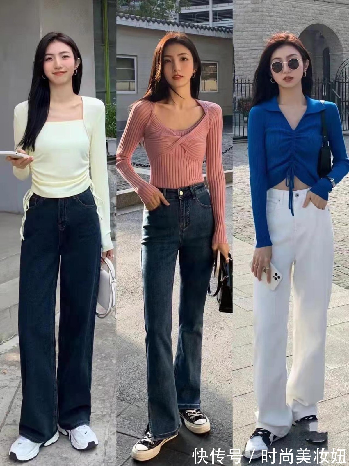 紧身裤 韩系早春这样穿太美了,每套都减龄洋气,30、40岁女人都适合