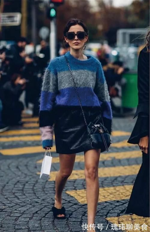 西装裤|深秋是时候穿毛衣了,送你3个搭配技巧,优雅温柔又时髦
