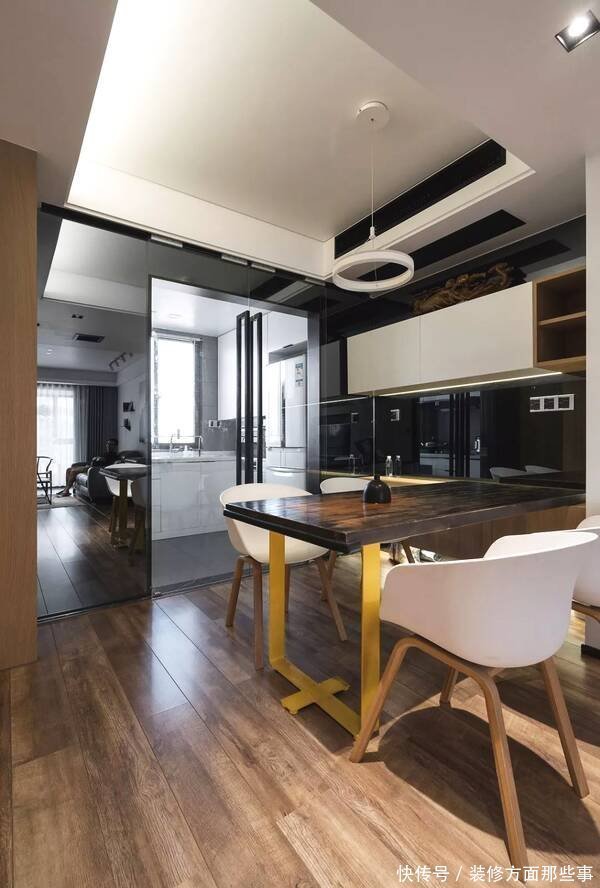 洗手台|118平简约装修 电视墙做隐形收纳真聪明!