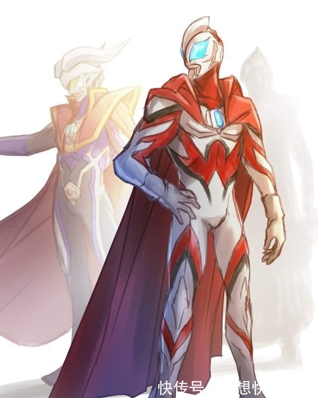 披风|奥特曼捷德和小梦穿上披风变成熟,欧布始终是个浪客