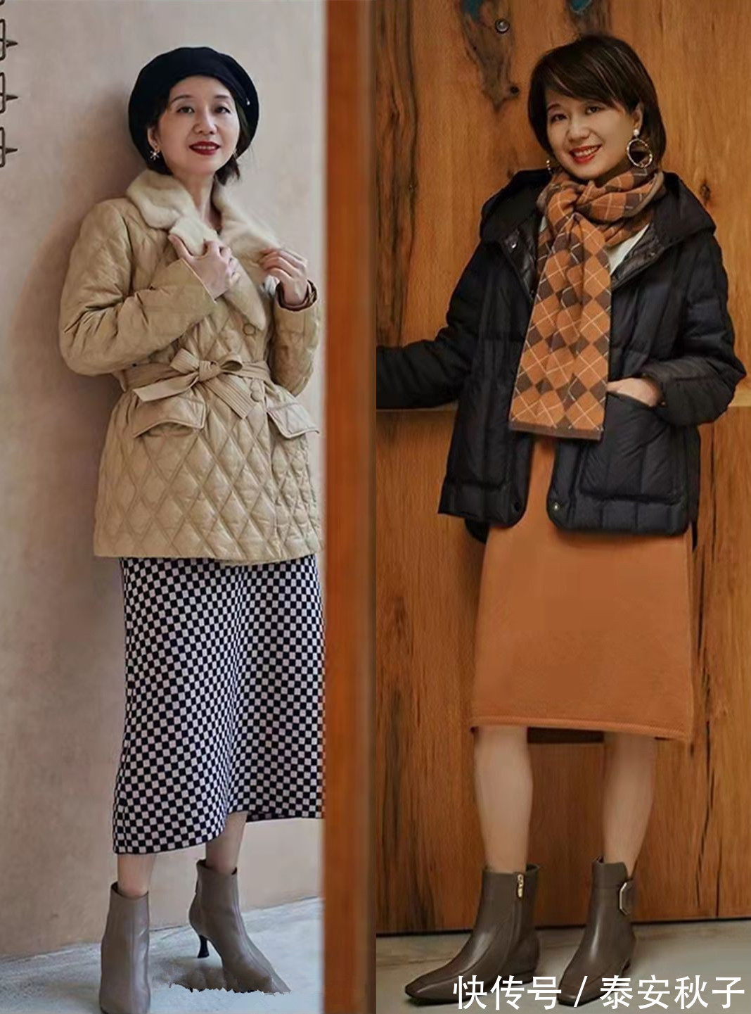 穿搭|过年了,55岁“大妈”的高级感穿搭示范:又美又时髦!