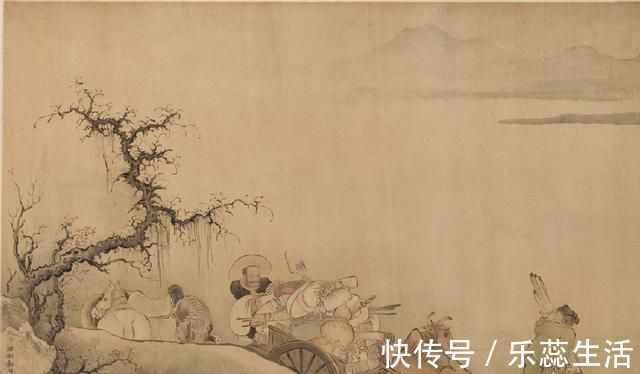 禹之鼎!一张古人搬家图,绘画精准细腻,用墨达到了巅峰级别