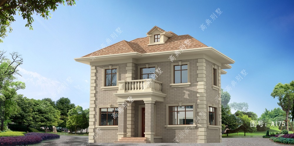 两层别墅|欧式两层别墅,室内功能分区合理,布局紧凑。