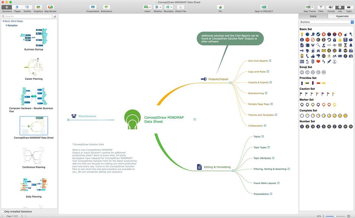 ConceptDraw MINDMAP for Mac v14.0.0.266 思维导图-下载否