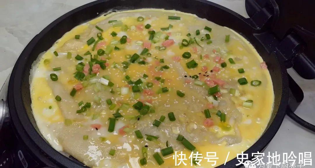 新手|早餐饼怎么做才简单吗，教你一招，5分钟烙三张，新手一次就成功