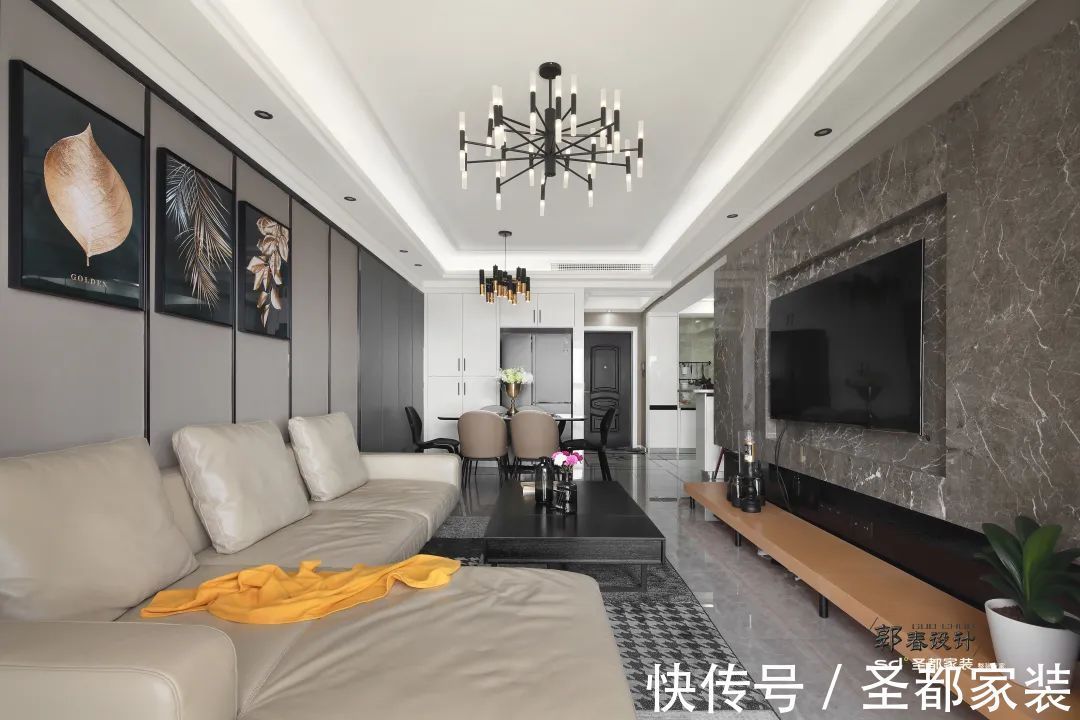 床头灯|三室两厅家装空间的极致利用，能塞下衣帽间，还可打卡小酒吧