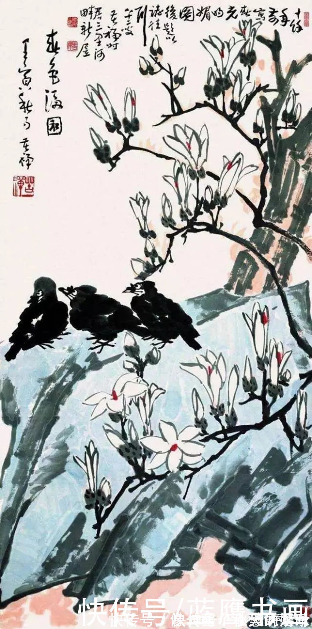 绘画|深得大师真传,李苦禅的绘画作品,让人感受到了独特的韵味