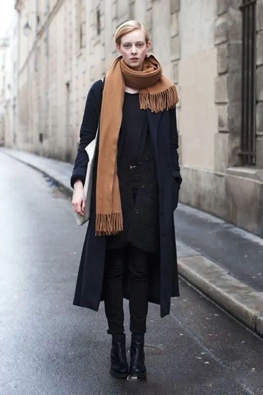  戴起来|天冷了，大围巾戴起来！