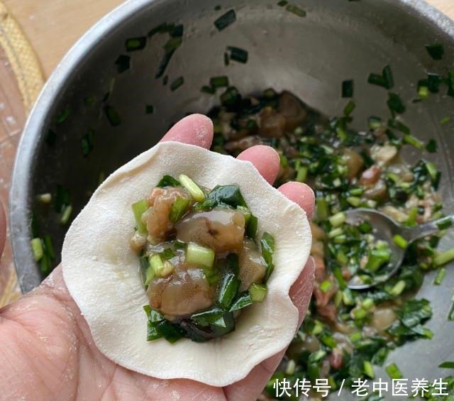  海三鲜水饺，韭菜清香中带着新鲜海鲜的甘甜