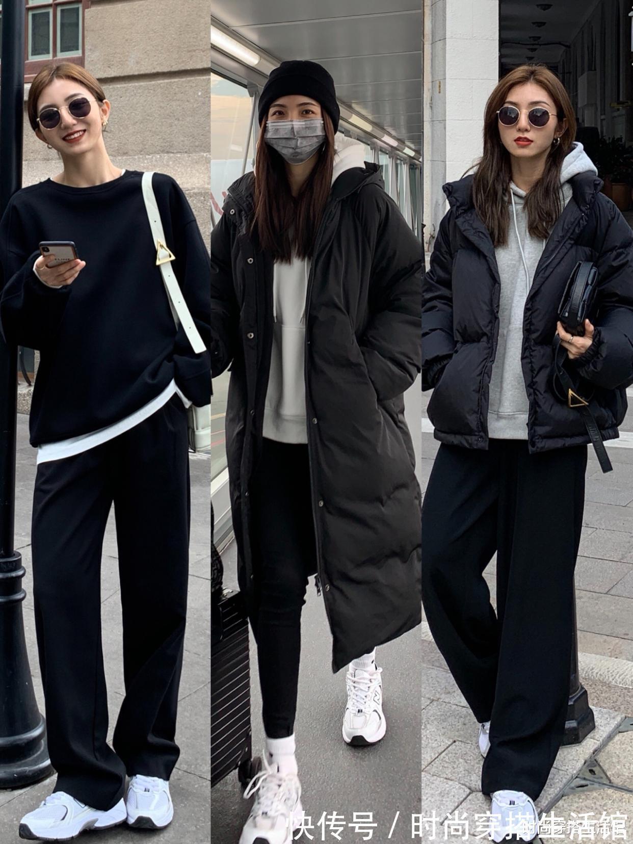 针织衫|冬天穿针织衫,怎么搭配外套和裤子?看她就知道了