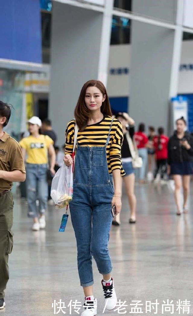 青春|牛仔背带裤, 让你的美清新可爱, 减龄时尚, 青春永不老