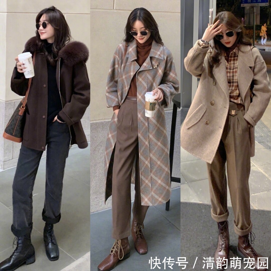 韩国女生的过冬示范,由内到外气质又好看,照着穿化臃肿为时髦