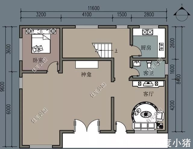 占地面积|农村没有堂屋的房子不是好房子,20套户型分享,总有一套看上眼