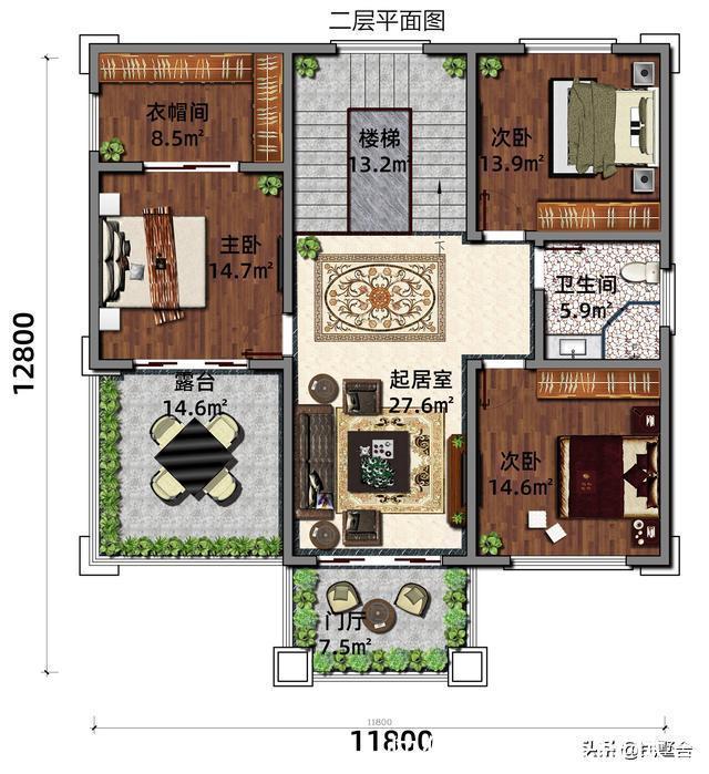 真石漆|占地150平，设计师给了2套图纸，预算25万看看哪套更好？