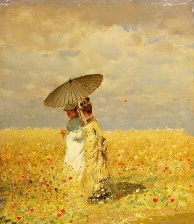 德·尼蒂斯!意大利大画家德·尼蒂斯的油画作品,莫名的好看,耐看,非常喜欢