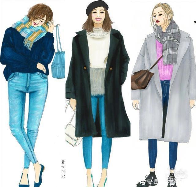 秋冬穿衣别总一身黑,学习日本人的精致穿搭,从发丝到脚透着华丽