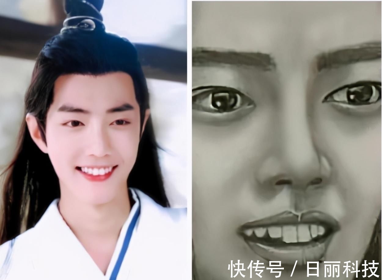 阅卷老师$当学渣美术生迷上画偶像,画面变得一言难尽,网友:你个假粉丝