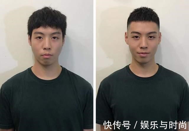 烫发 男生剪对发型很重要,试试清爽的短发,剪完比刘海发型帅多了!