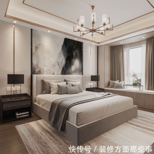 中式风格|143平新中式四居室,既有视觉上的美感,又具有实用性