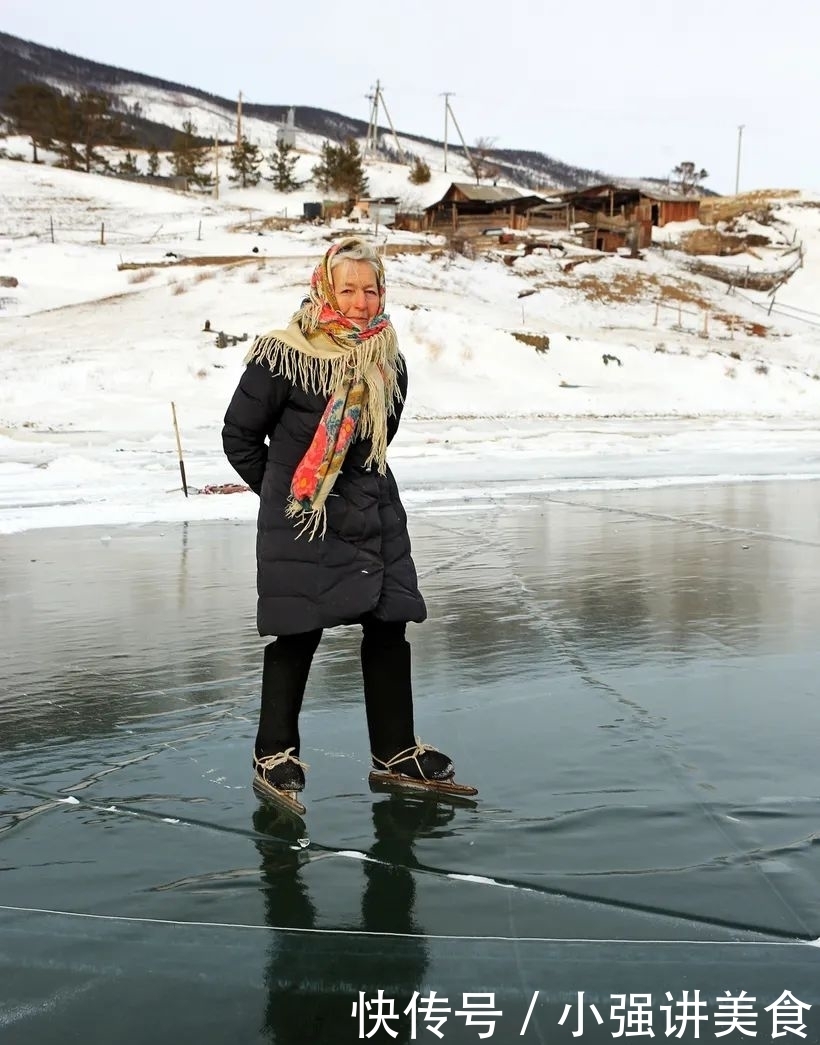 老年|80岁奶奶独居贝加尔湖畔,零下40℃,出门靠溜冰,喝水靠凿冰,网友:是个狠人!