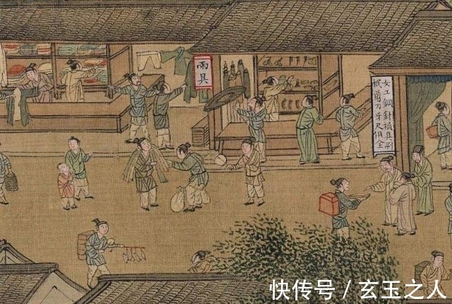 宋朝&清明上河图不愧是国宝,放大10倍后,网友:乘凉那个人请注意形象