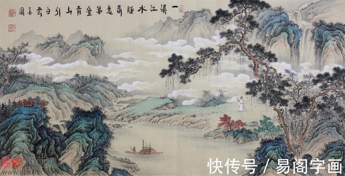 山水画|周金阊的山水画怎样 周金阊字画好不好