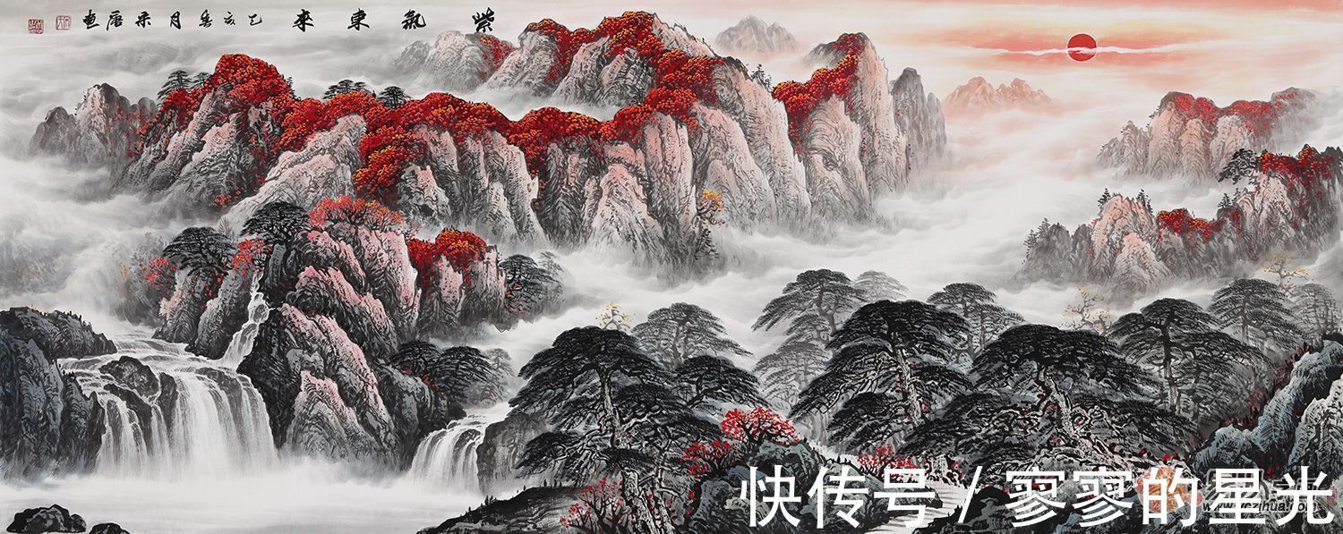 胜景！画家宋唐 笔墨画胜景 将人们代入到绝美仙境