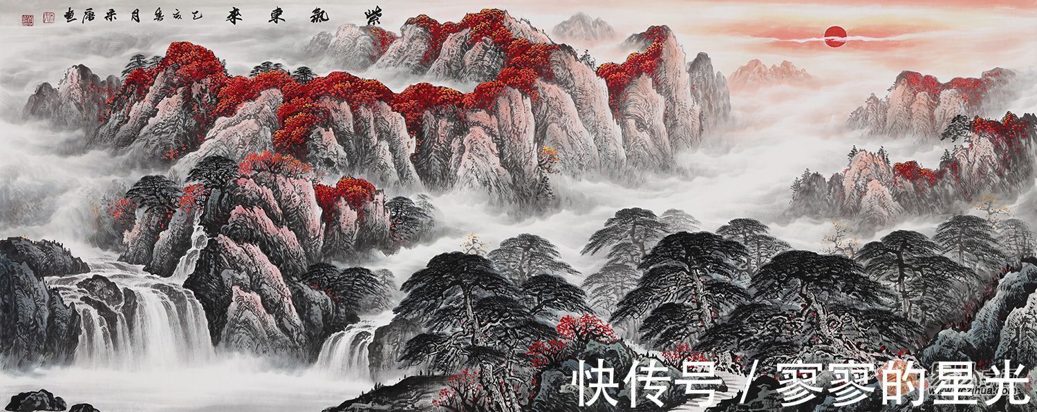 胜景!画家宋唐 笔墨画胜景 将人们代入到绝美仙境