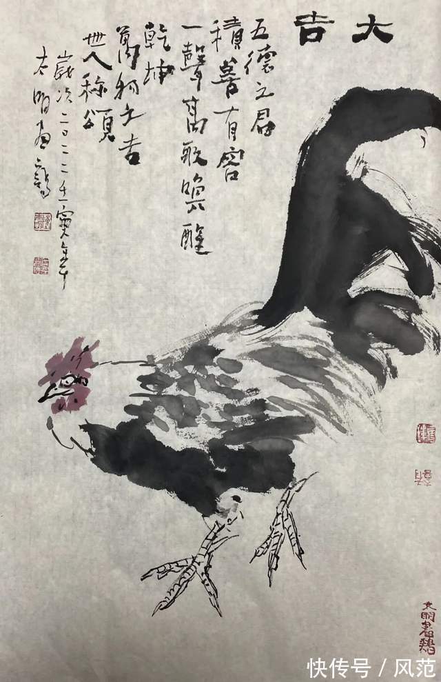 书画南北方@《书画南北方》陈太明画鸡虎年新作展