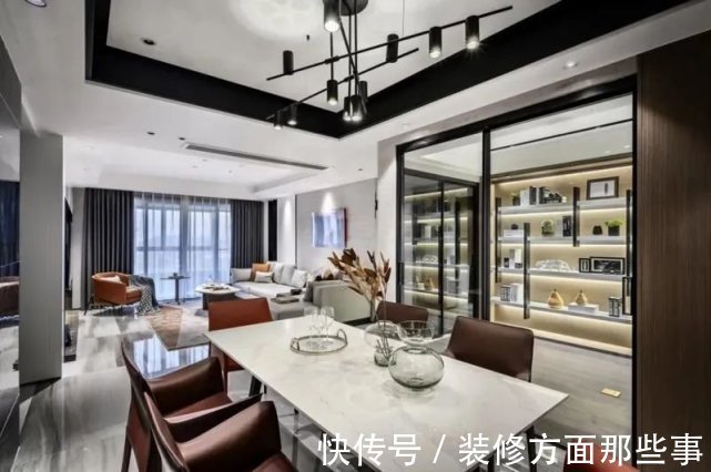 书房|126平代轻奢风设计,舒适而又华丽优雅从此开始