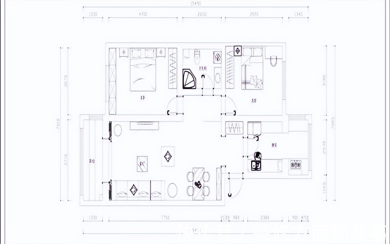 两居室|翻新112㎡两居室,沉稳黑白,浪漫粉色,绝配