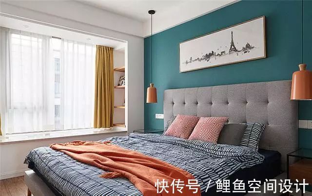 电视背景墙|117㎡北欧三居室,电视背景墙设计成文化砖墙,搭配什么样家具都好看