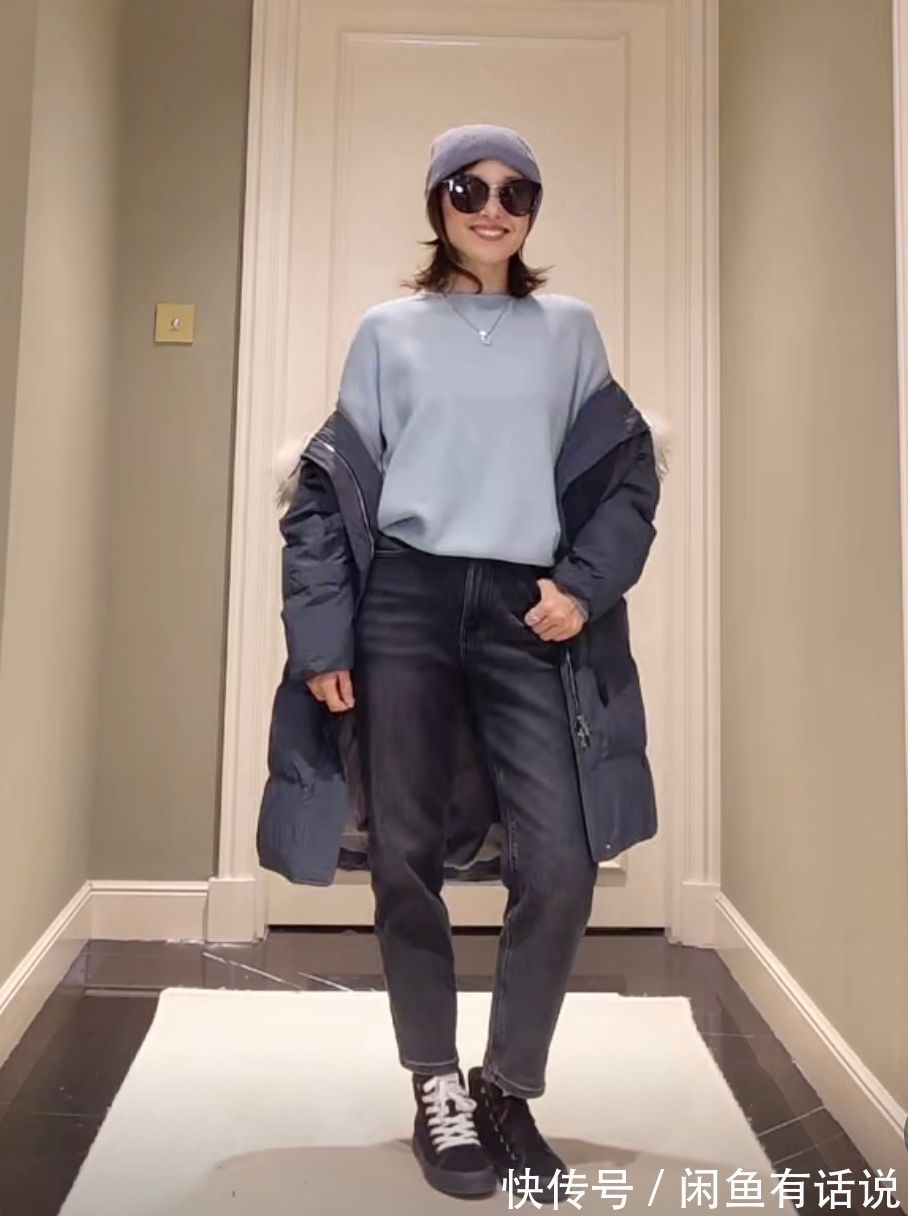 直筒 身高1米56,长相也一般,40岁阿姨却用穿搭圈粉20万,照穿就很美